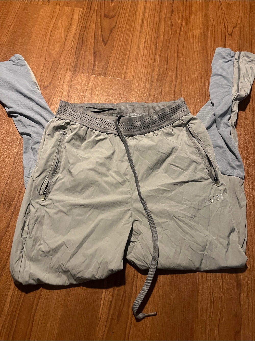 3/$15. Men’s XS nylon sweatpants